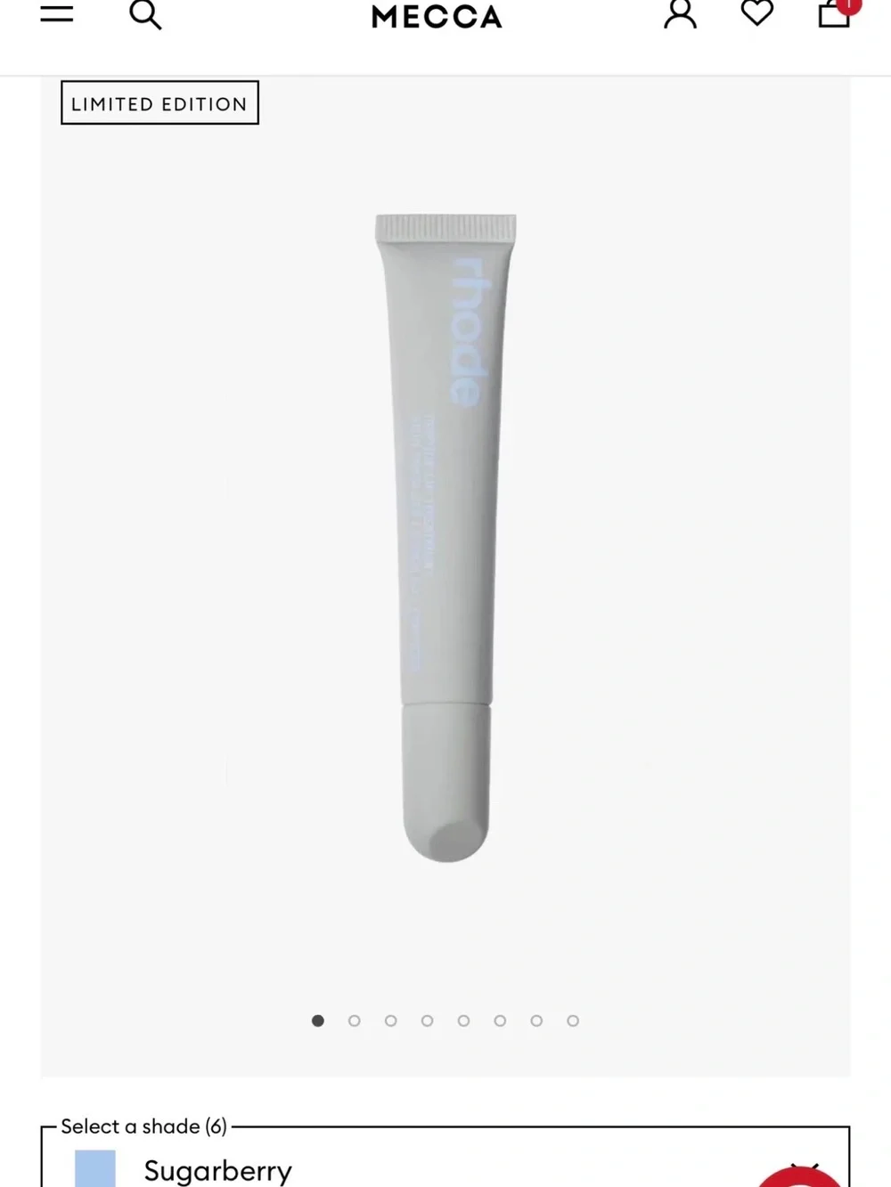 RHODE MECCA EXCLUSIVE LIMITED EDITION Peptide Lip Treatment - Sugarberry